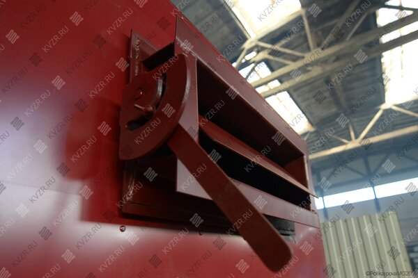 Котел 0.4 МВт уголь дрова с шибером газохода