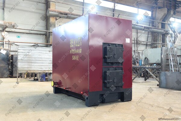 Котел 0.5 МВт угольно дровяной