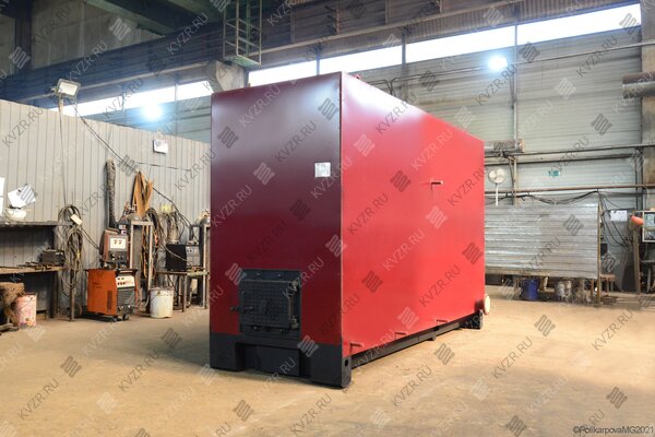 Твердотопливный котел 1160 кВт водогрейный