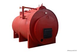 Котел 1500 кг пара в час до 130 °С твердотопливный